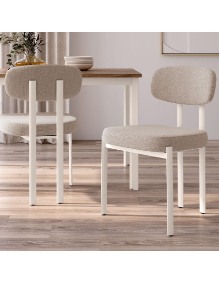 Silla de salón tapizada CALA I