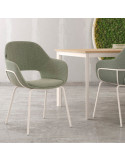 Silla de salón tapizada MINA I