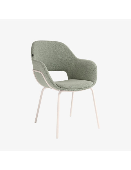 Silla de salón tapizada MINA I