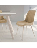 Silla de salón tapizada MISKO I
