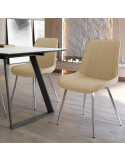 Silla de salón tapizada MISKO II
