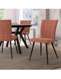 Silla de salón tapizada LEA
