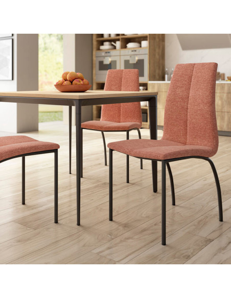 Silla de salón tapizada GREB