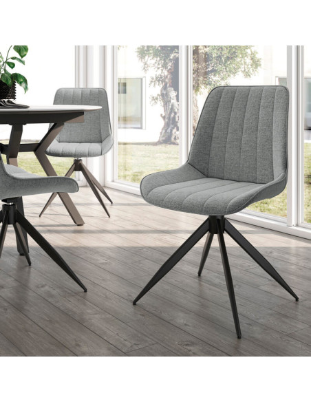 Silla de salón tapizada ELIA