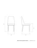 Silla de salón tapizada ADALIA I