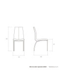 Silla de salón tapizada GREB I