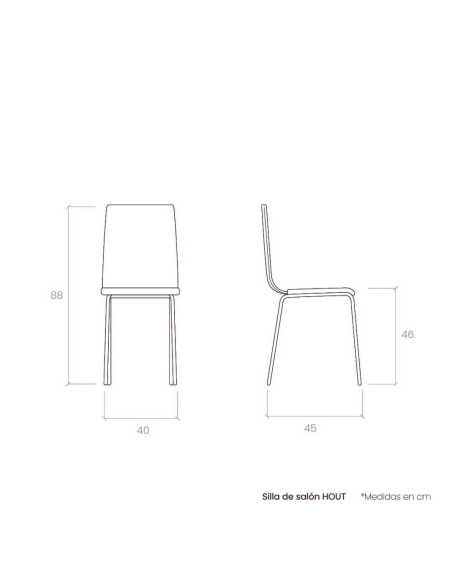 Silla de salón HOUT