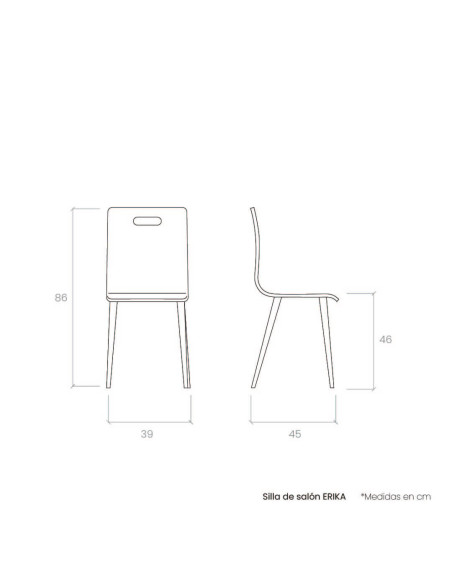 Silla de salón ERIKA