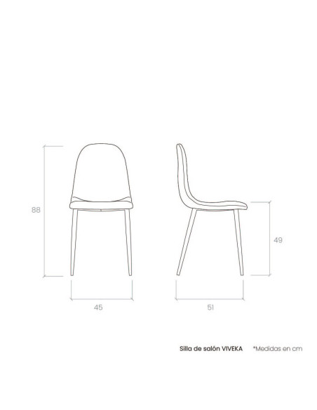 Silla de salón VIVEKA