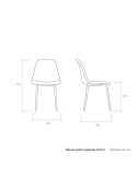 Silla de salón tapizada PATCH