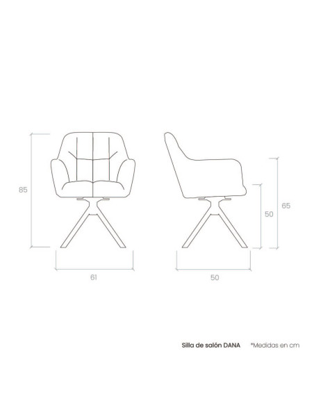 Silla de salón DANA
