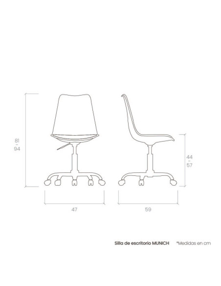 Silla de escritorio MUNICH