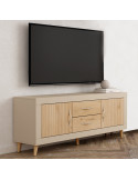 Mueble TV dos cajones y dos puertas ROMA