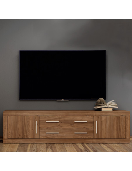Mueble TV dos cajones y dos puertas 200 cm ROMA