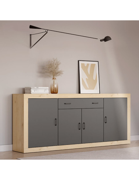 Aparador cuatro puertas y cajón ROMA
