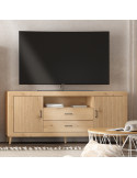 Mueble TV dos cajones, dos puertas y un hueco ROMA