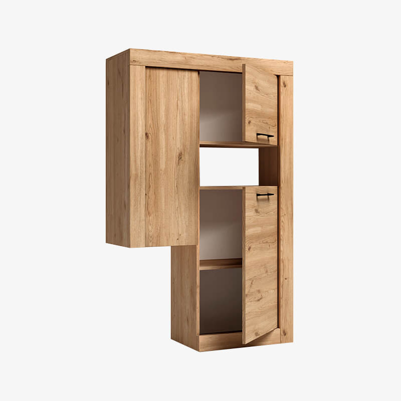 Vitrina tres puertas apilada DALIA