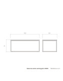 Mesa de centro rectangular LORIEN