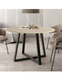 Mesa de comedor redonda fija LIENA