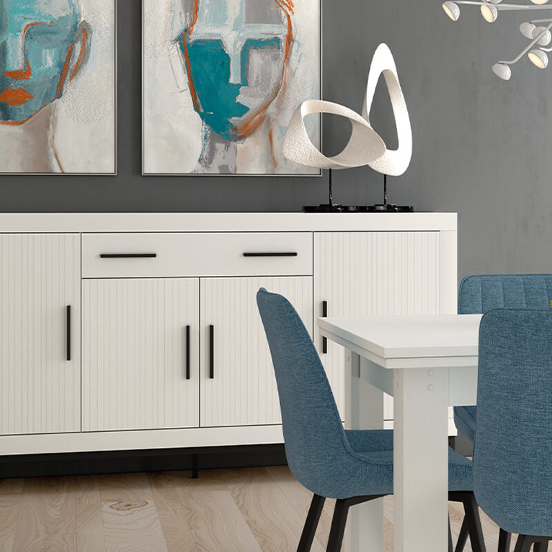 Aparador cuatro puertas y cajón ROMA