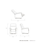 Sillón relax manual FIGEL