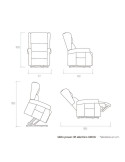 Sillón power-lift eléctrico ORION