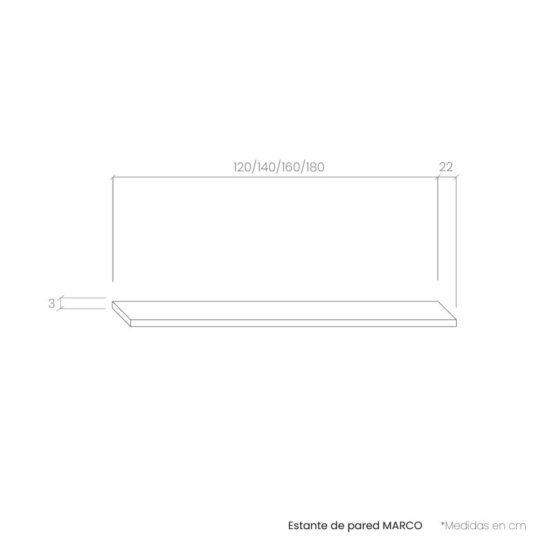 Estante de pared MARCO