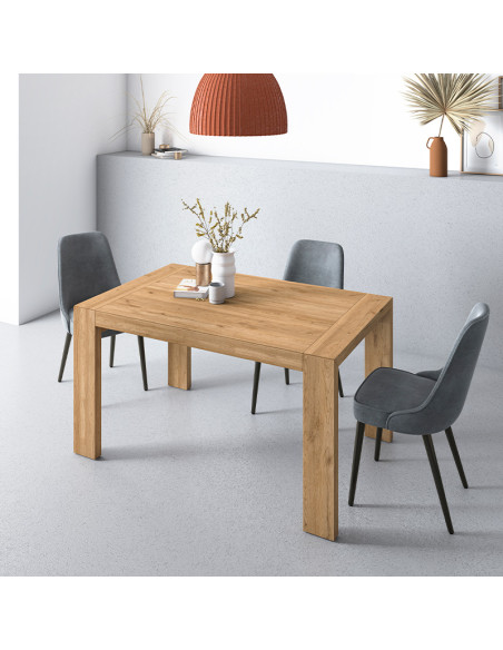 Mesa rectangular pata deslizante DALIA