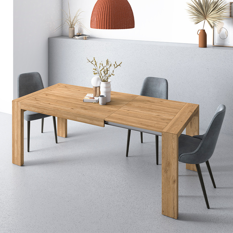 Mesa rectangular pata deslizante DALIA