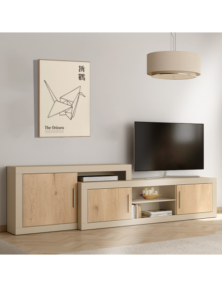 Modulo adicional izquierdo para mueble de tv ROMA