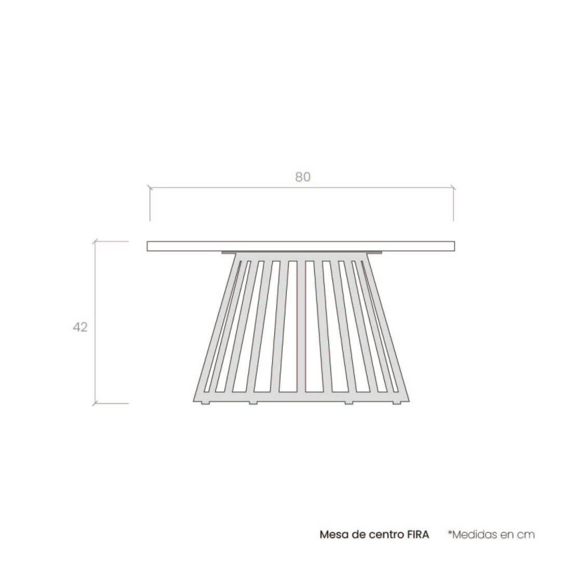 Mesa de centro FIRA