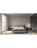 Cama flotante tapizada TOP