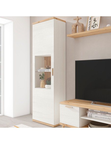 Vitrina alta una puerta MARCO