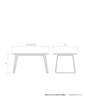 Mesa de comedor AMINA