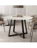 Mesa de comedor redonda fija LIENA