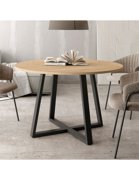 Mesa de comedor redonda fija LIENA