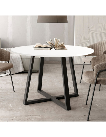 Mesa de comedor redonda fija LIENA
