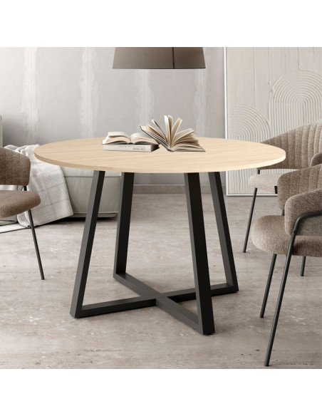 Mesa de comedor redonda fija LIENA