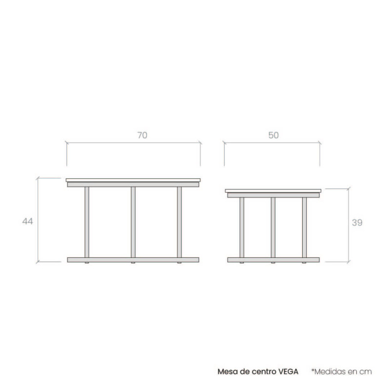 Mesa de centro VEGA
