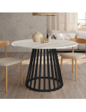 Mesa de comedor redonda fija GAIA
