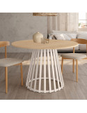 Mesa de comedor redonda fija GAIA