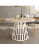Mesa de comedor redonda fija GAIA