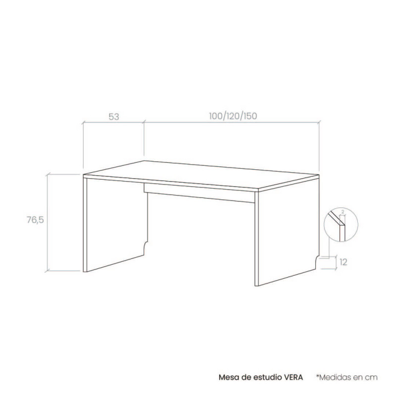 Mesa de estudio VERA