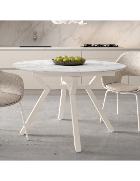 Mesa de comedor extensible NAIA