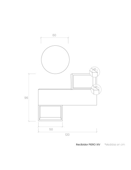 Recibidor PIERO XIV