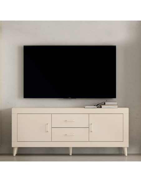 Mueble TV dos cajones y dos puertas ROMA
