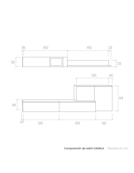 Composición de salón DANIELA