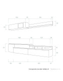 Composición de salón DANIELA XI