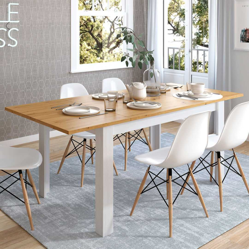 Mesa comedor rectangular extensible DANIELA