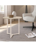 Mesa auxiliar CARL soul blanco